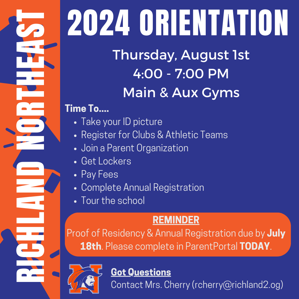Back to School Orientation Flyer