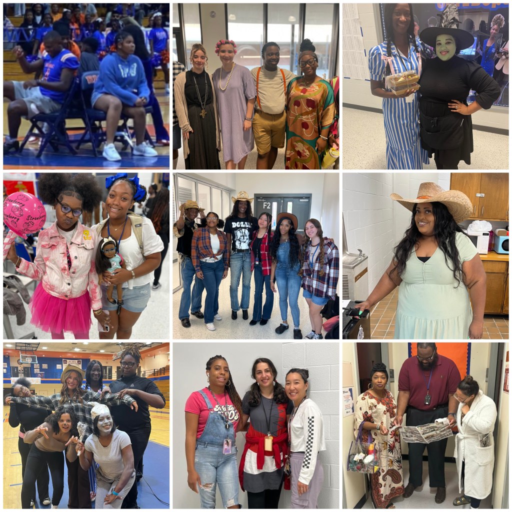 spirit week collage