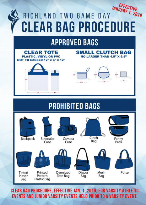 clear bag flyer