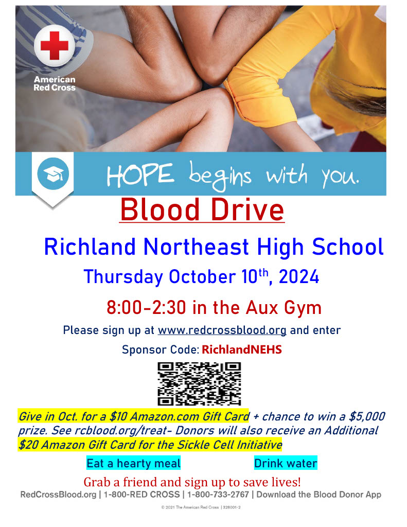 blood drive flyer