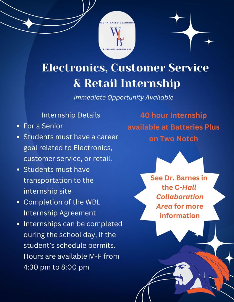 Internship flyer