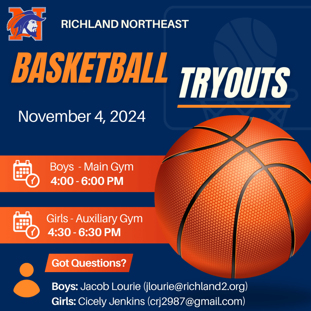 basketball tryouts flyer
