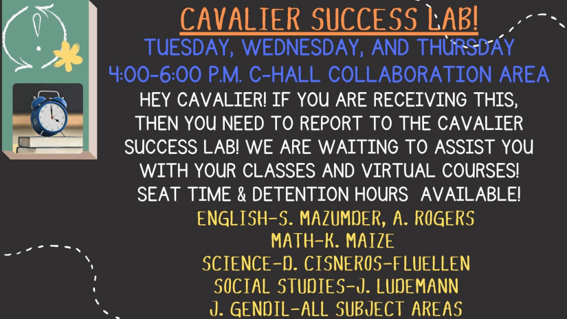 Success Lab flyer