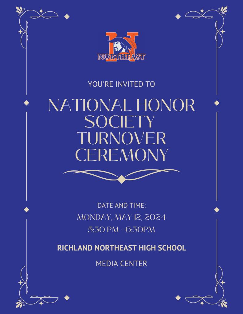 NHS ceremony flyer