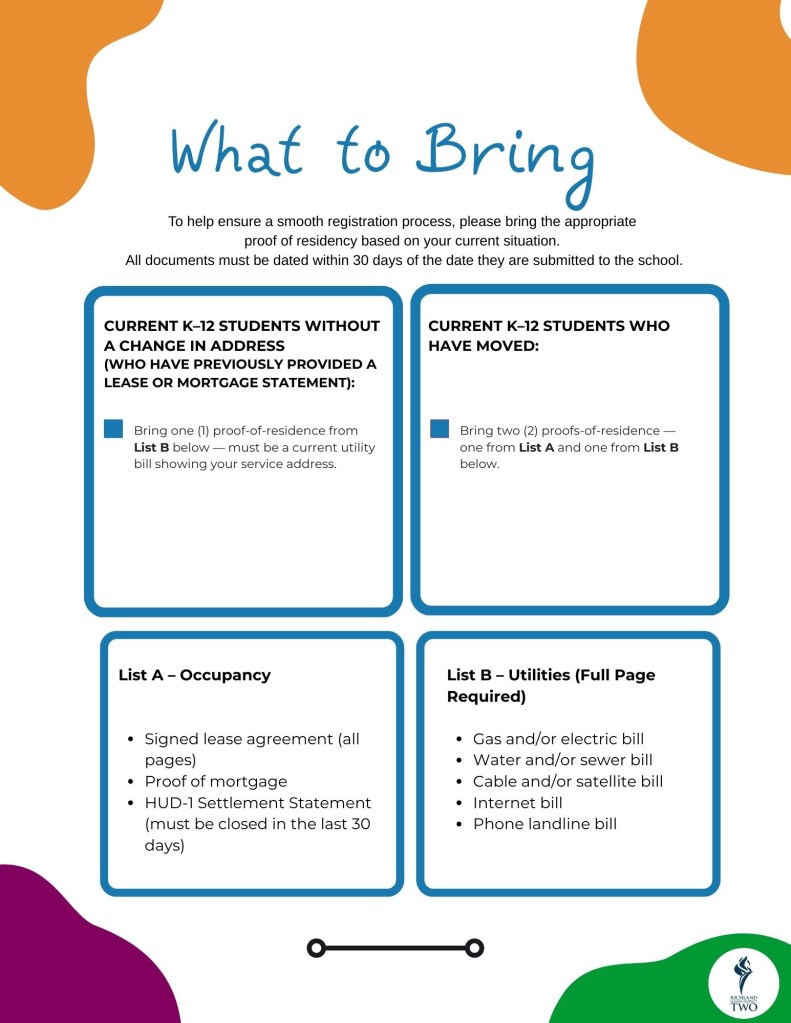 annual registration flyer